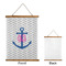 Monogram Anchor Wall Hanging Tapestry - Portrait - APPROVAL