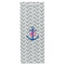 Monogram Anchor Wine Gift Bag - Matte - Front