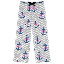 Monogram Anchor Womens Pajama Pants (Personalized)