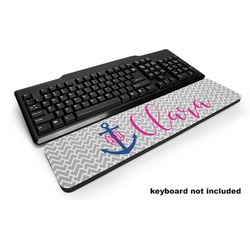 Monogram Anchor Keyboard Wrist Rest (Personalized)