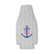 Monogram Anchor Zipper Bottle Cooler - Set of 4 - FRONT