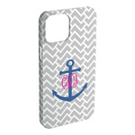 Monogram Anchor iPhone Case - Plastic - iPhone 15 Plus