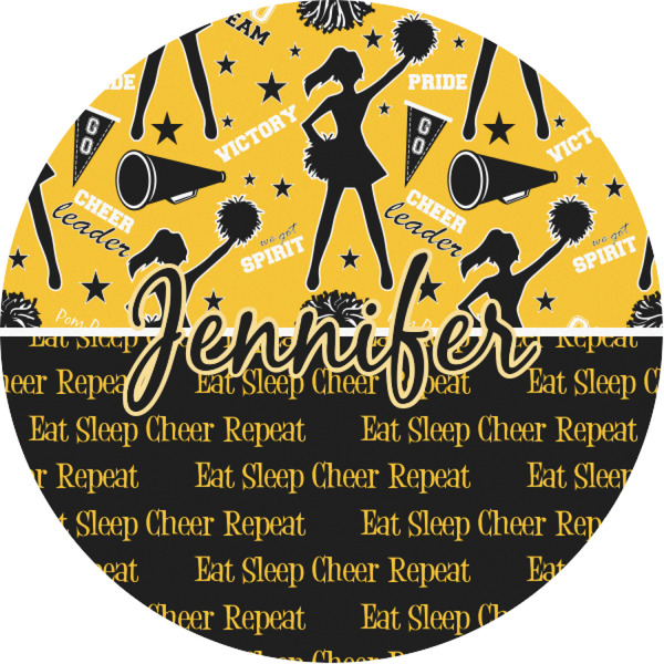 Custom Cheer Multipurpose Round Labels - 1" (Personalized)