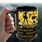 Cheer 15oz. Black Mug - LIFESTYLE