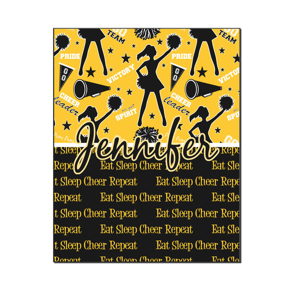 Custom Cheer Wood Print - 16x20 (Personalized)