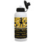 Cheer Aluminum Water Bottle - White Front