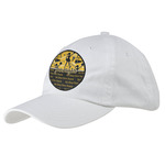 Cheer Baseball Cap - White (Personalized)