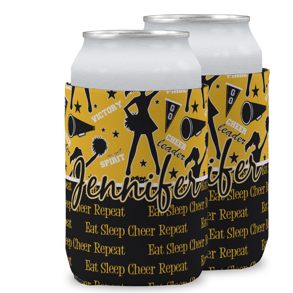 Custom Cheer Can Cooler (12 oz) w/ Name or Text