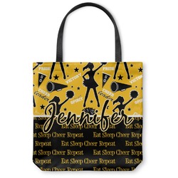Cheer Canvas Tote Bag - Medium - 16"x16" (Personalized)