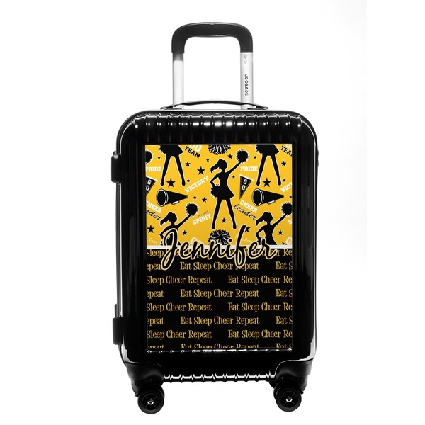 Custom Cheer Carry On Hard Shell Suitcase (Personalized)