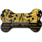 Cheer Ceramic Dog Ornament - Front & Back w/ Name or Text