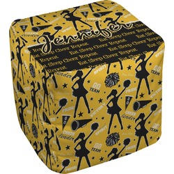 Cheer Cube Pouf Ottoman - 13" (Personalized)