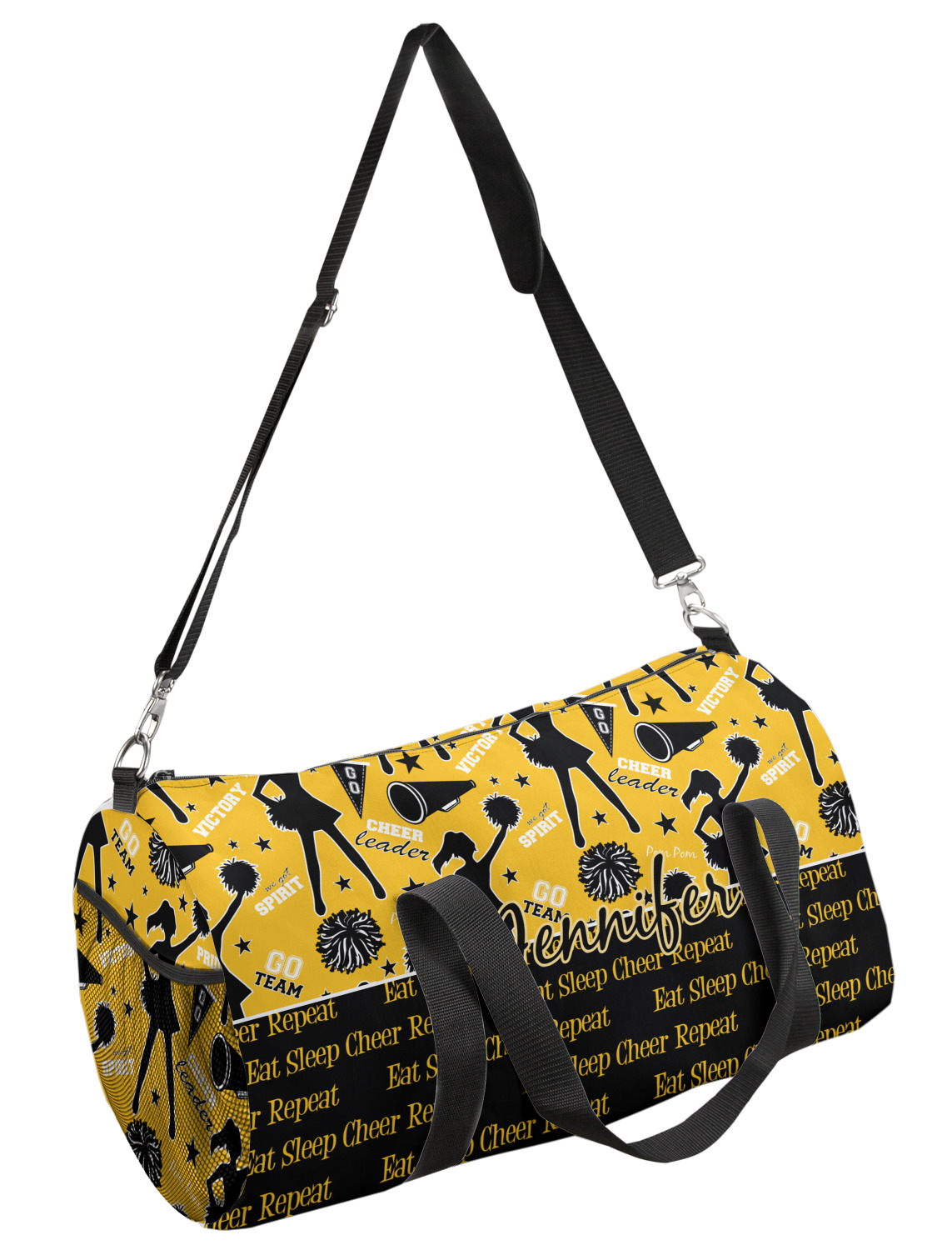 Cheerleading duffle bags personalized online