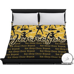 Cheer Duvet Cover - King (Personalized)