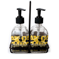 Cheer Glass Soap & Lotion Bottle Set (Personalized)
