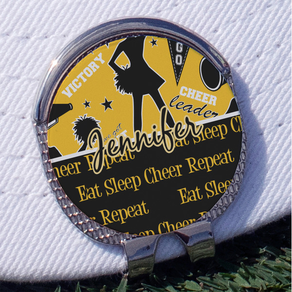 Custom Cheer Golf Ball Marker - Hat Clip