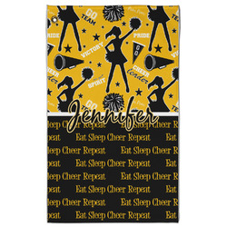 Cheer Golf Towel - Poly-Cotton Blend w/ Name or Text