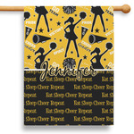 Cheer 28" House Flag - Double Sided (Personalized)