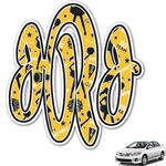 Cheer Monogram Car Decal (Personalized)