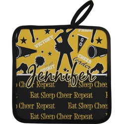 Cheer Pot Holder w/ Name or Text