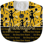 Cheer Velour Baby Bib w/ Name or Text