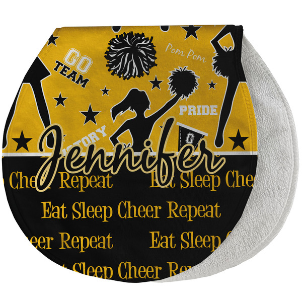 Custom Cheer Burp Pad - Velour w/ Name or Text