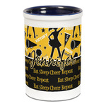 Cheer Ceramic Pencil Holders - Blue