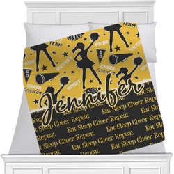Cheer Minky Blanket - Twin / Full - 80"x60" - Double Sided (Personalized)