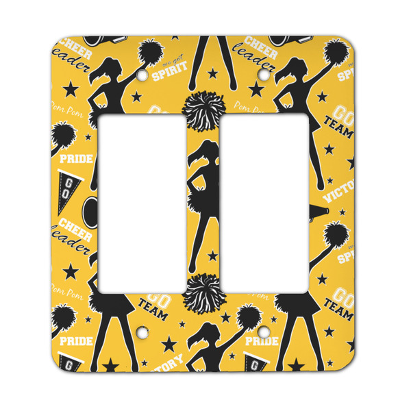 Custom Cheer Rocker Style Light Switch Cover - Two Switch