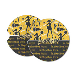 Cheer Sandstone Car Coasters (Personalized)