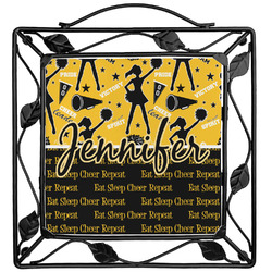 Cheer Square Trivet (Personalized)