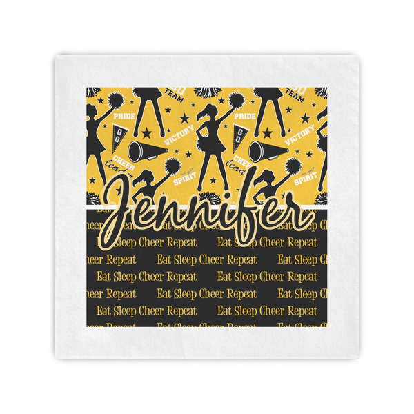 Custom Cheer Standard Cocktail Napkins (Personalized)