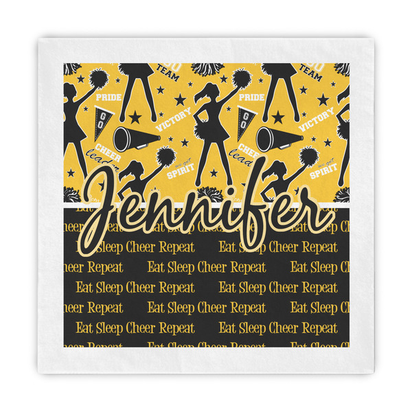 Custom Cheer Standard Decorative Napkins (Personalized)