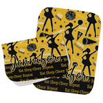 Cheer Burp Cloths - Fleece - Set of 2 w/ Name or Text