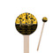 Cheer Wooden 7.5" Stir Stick - Round - Closeup