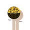 Cheer Wooden 7.5" Stir Stick - Round - Single Sided - Front & Back