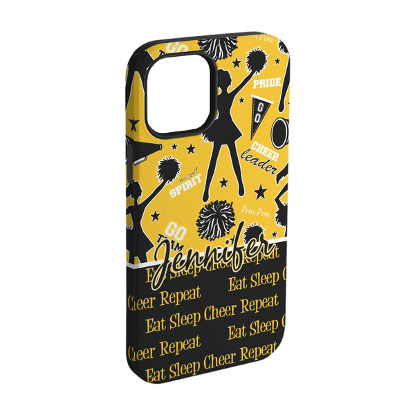 Custom Cheer iPhone Case - Rubber Lined - iPhone 15 Pro (Personalized)