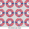 Cheerleader 1" Multipurpose Round Labels - Sheet