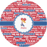 Cheerleader Multipurpose Round Labels - 1" (Personalized)