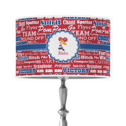 Cheerleader 12" Drum Lamp Shade - Poly-film (Personalized)