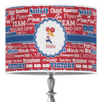 Cheerleader 16" Drum Lamp Shade - Poly-film (Personalized)