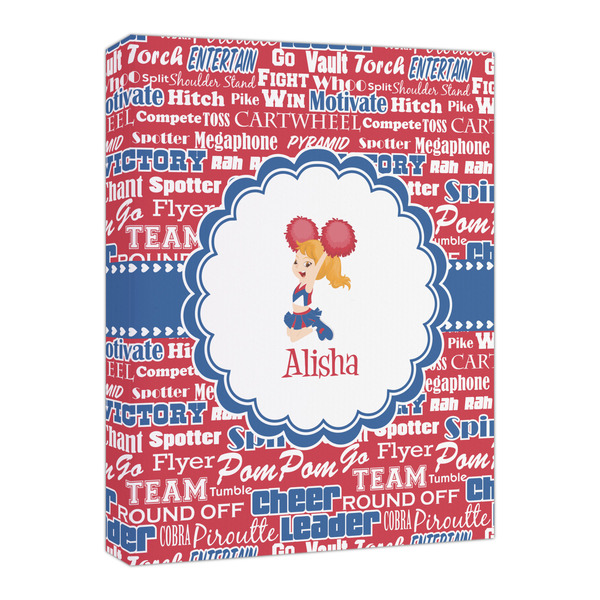 Custom Cheerleader Canvas Print - 16x20 (Personalized)