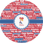 Cheerleader Multipurpose Round Labels - 2" (Personalized)