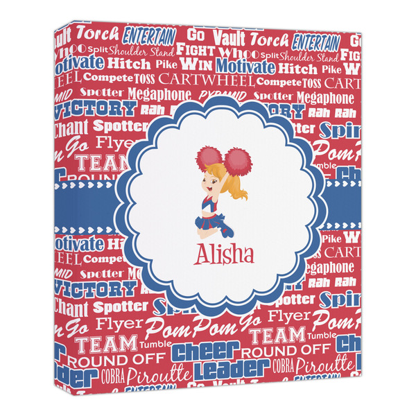 Custom Cheerleader Canvas Print - 20x24 (Personalized)