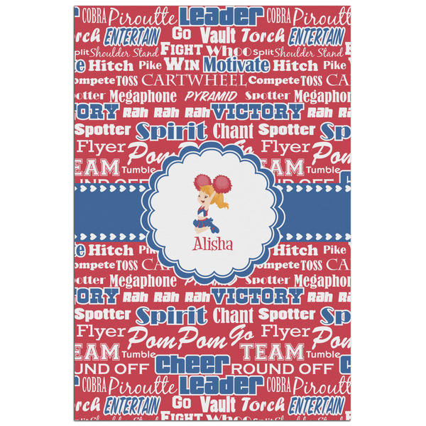 Custom Cheerleader Poster - Matte - 24x36 (Personalized)