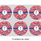 Cheerleader 3" Multipurpose Round Labels - Sheet