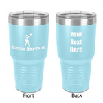 Cheerleader 30 oz Stainless Steel Tumbler - Teal - Double-Sided (Personalized)