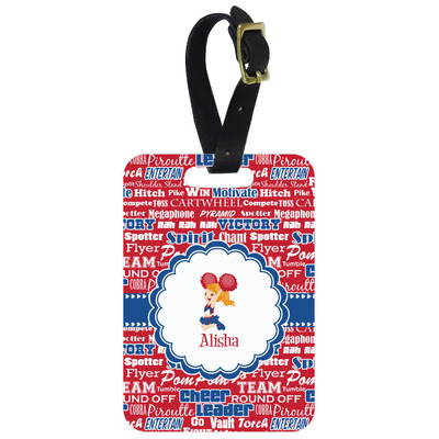 Cheer Megaphone Luggage Tags Personalized Sports Bag Tags for Cheerleaders