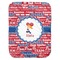 Cheerleader Baby Swaddling Blanket - Flat