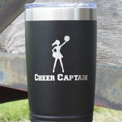 Cheerleader 20 oz Stainless Steel Tumbler (Personalized)